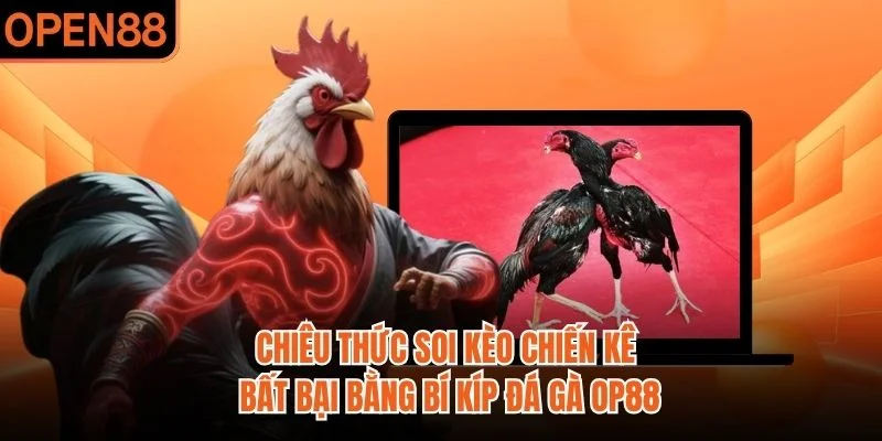 Chiêu thức soi kèo chiến kê bất bại bằng bí kíp đá gà OP88