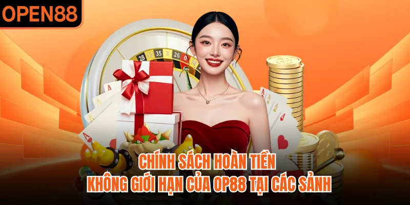Chính sách hoàn tiền không giới hạn của OP88 tại các sảnh
