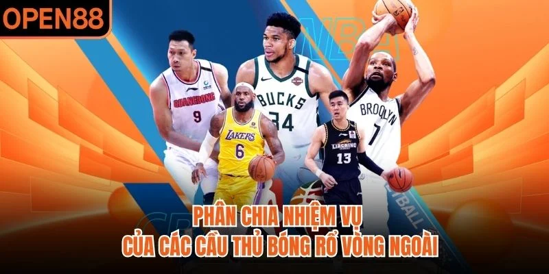Phân chia nhiệm vụ của các cầu thủ bóng rổ vòng ngoài