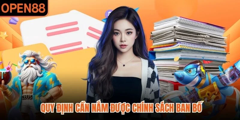 Quy định cần nắm được chính sách ban bố